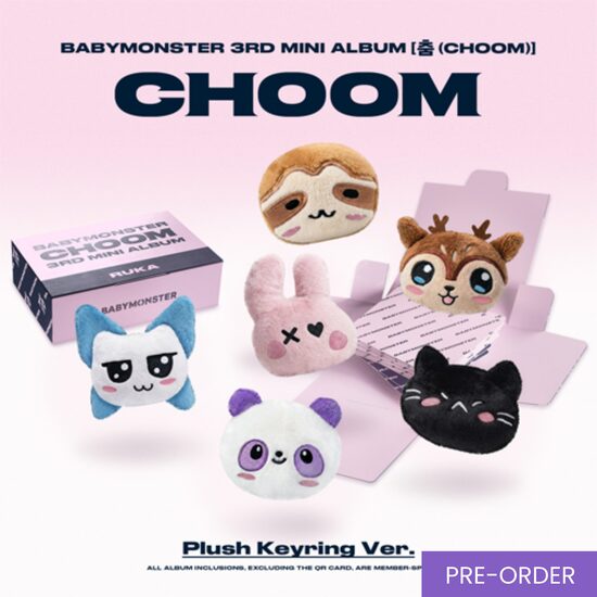 {PRE-ORDER} BABYMONSTER - 3rd Mini Album [CHOOM] (Plush Keyring Ver.)